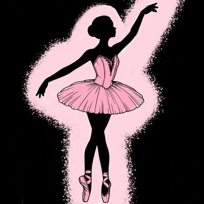 realistic ballerina