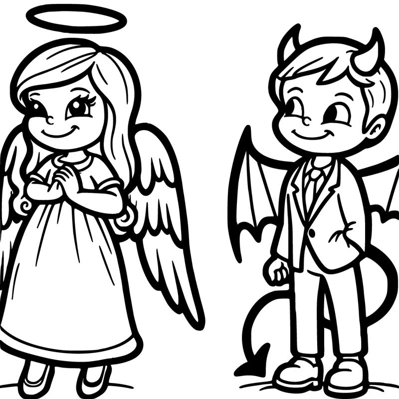angel and devil