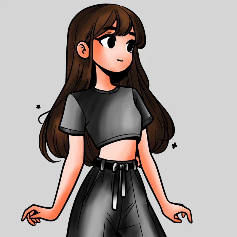 girl in a cute crop top