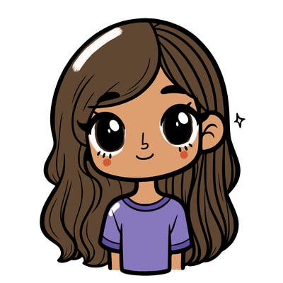 girl with split hair