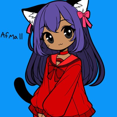 cat anime girl