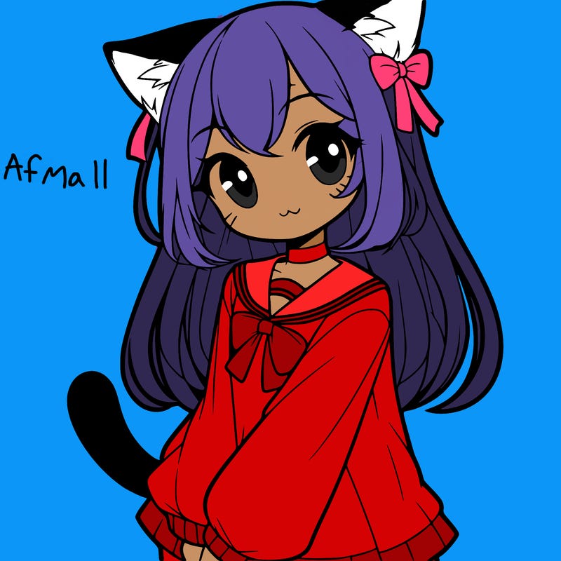 cat anime girl