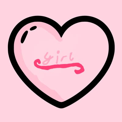 a blank heart