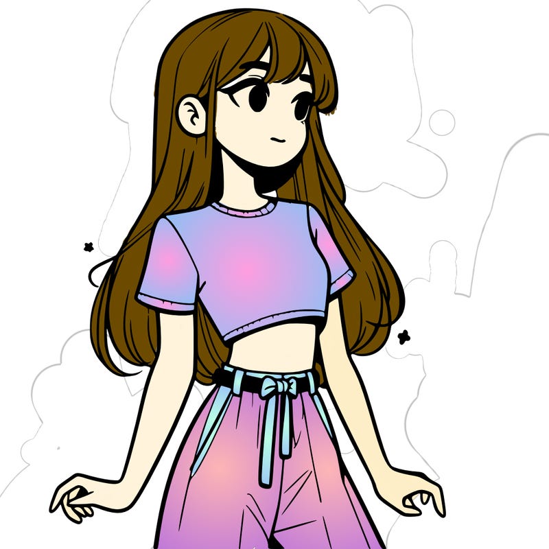 girl in a cute crop top