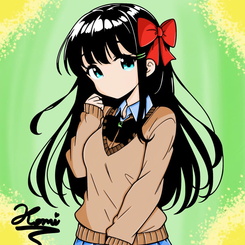 komi anime girl