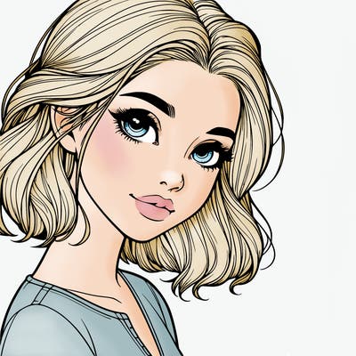 beautiful realistic girl