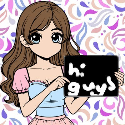 realistic pretty girl holding blank sign