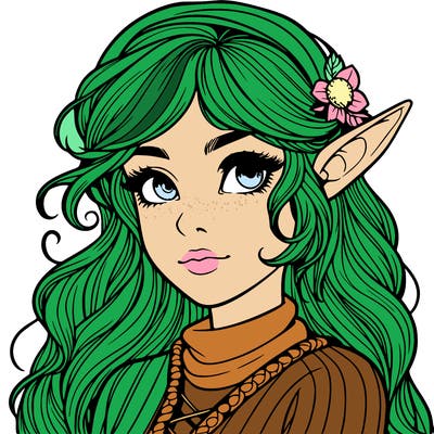 realistic elf girl