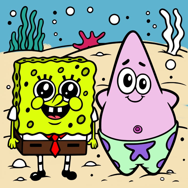 spongebob and patrick