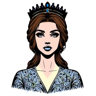 realistic beautiful queen