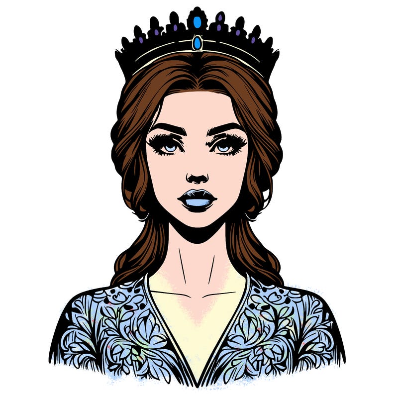 realistic beautiful queen