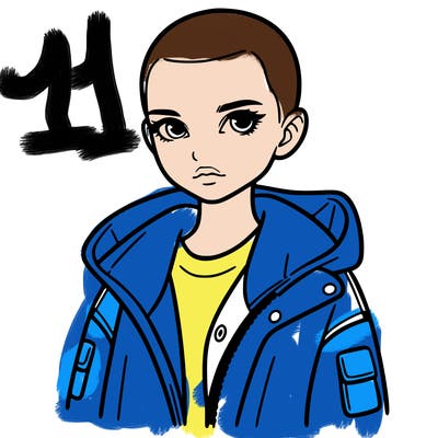 11 from stranger things.