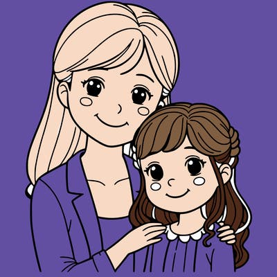 aunt and granddaughter picture for mother’s day