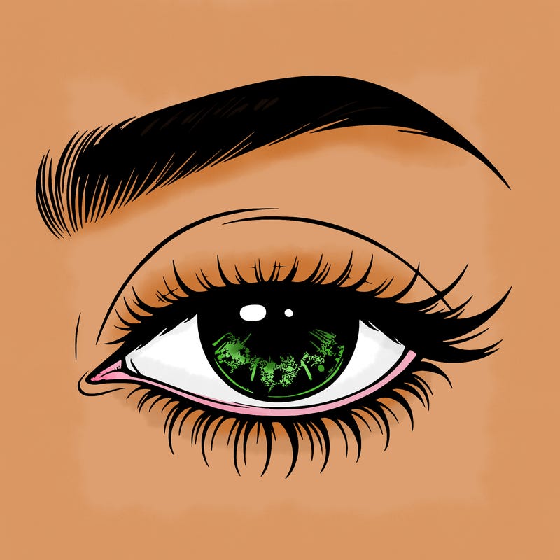 eye closed realistic