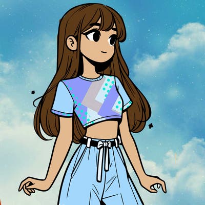 girl in a cute crop top