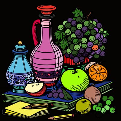 still life realistic