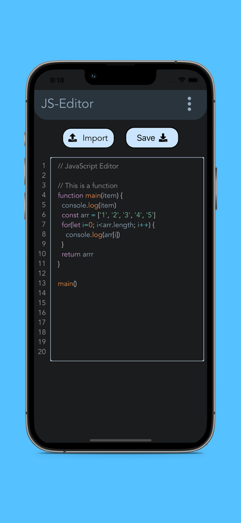JavaScript Editor - Js Editor
