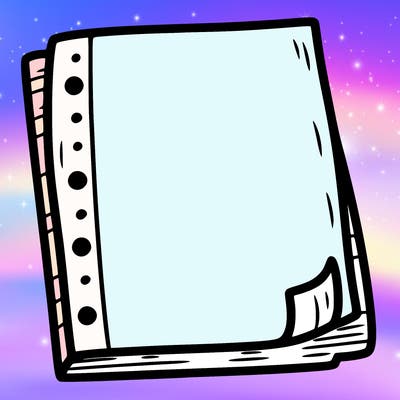 blank piece of paper