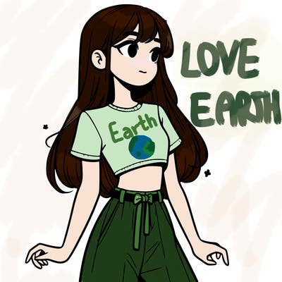 girl in a cute crop top