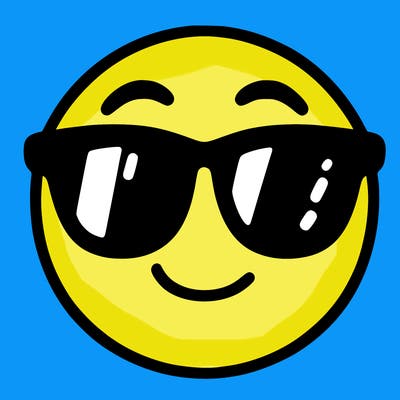 emoji with sunglasses
