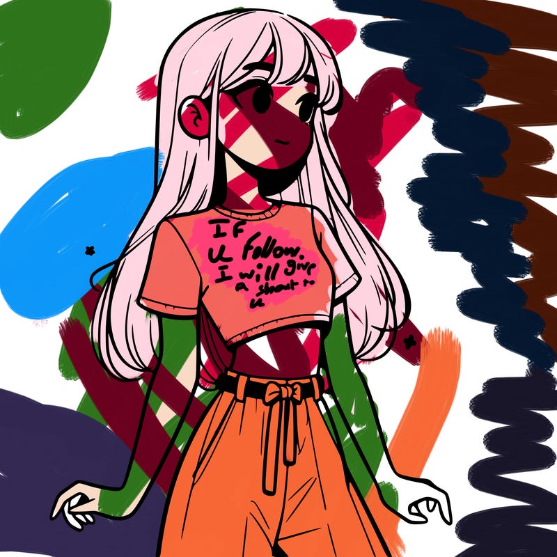 girl in a cute crop top