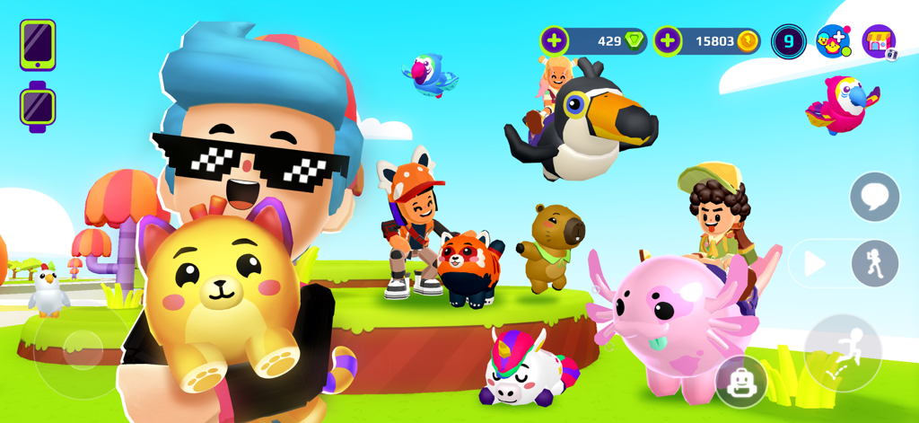 PK XD: Fun, friends & games - Avatar colorati e animali diversi nell'universo virtuale di PK XD