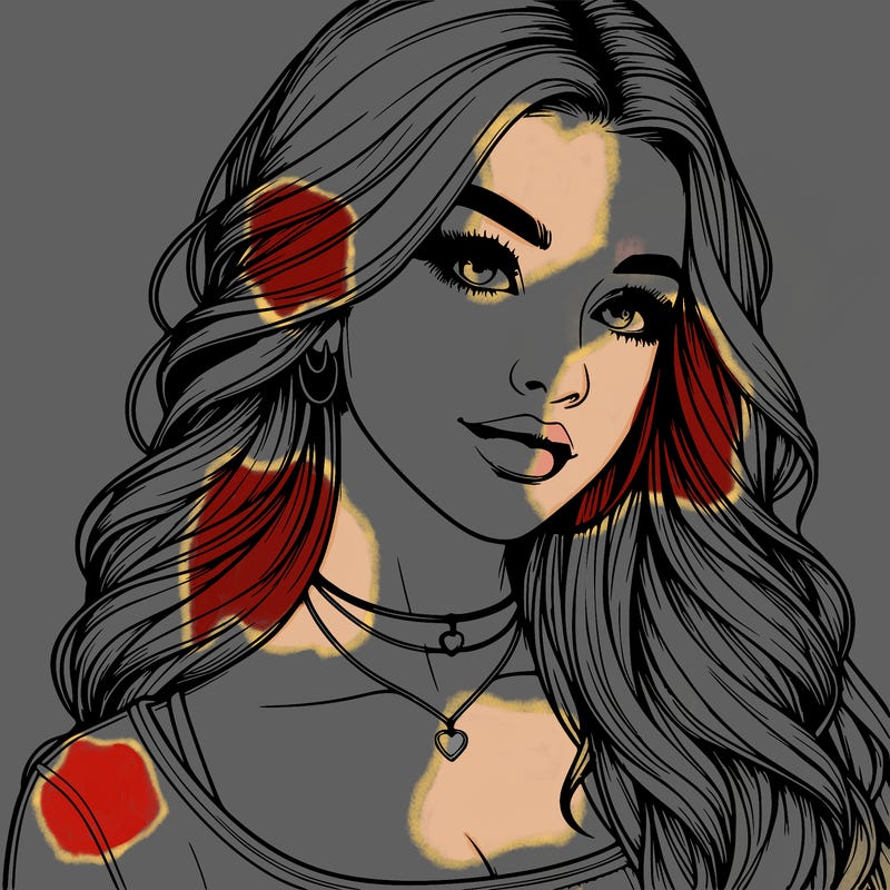 detailed realistic girl