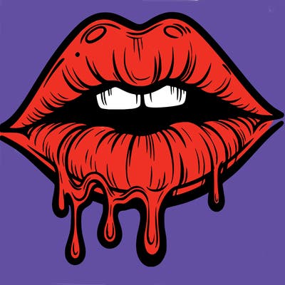 lips that look realistic and drip