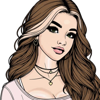 detailed realistic girl