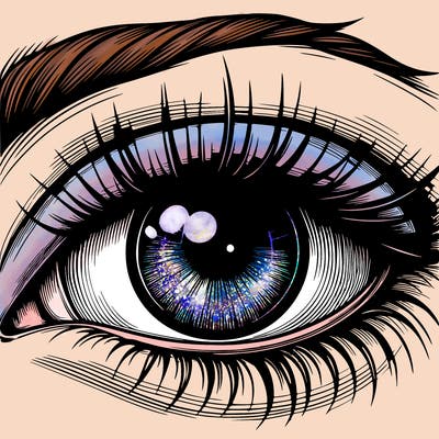 realistic eye