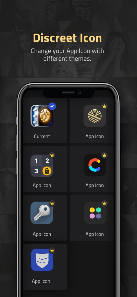 シークレット写真・動画Vaultを隠すための控えめなアプリアイコンテーマ