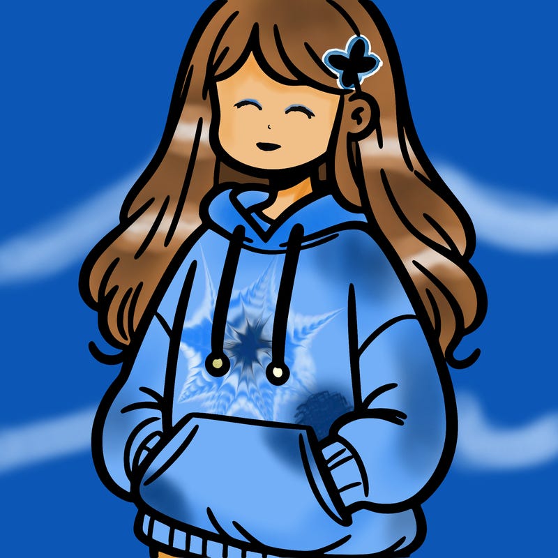 girl in sweatshirt