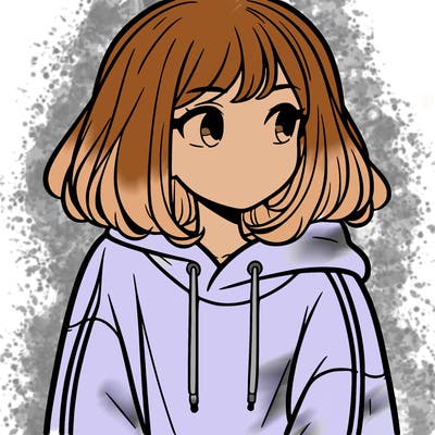 girl in a sweatshirt