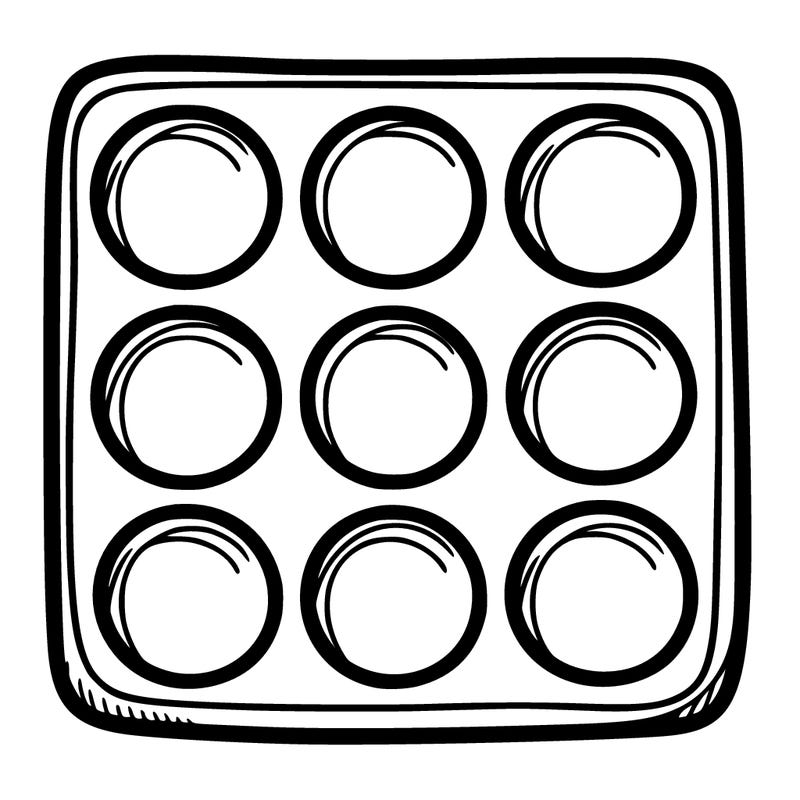square with 6 empty circles inside
