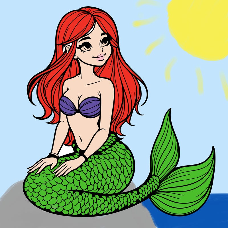 realistic mermaid