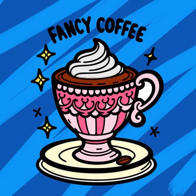 fancy coffee