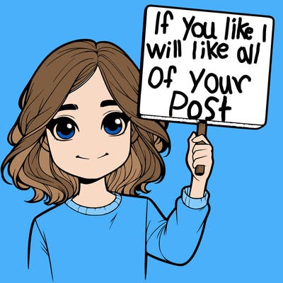 realistic girl holding up a sign