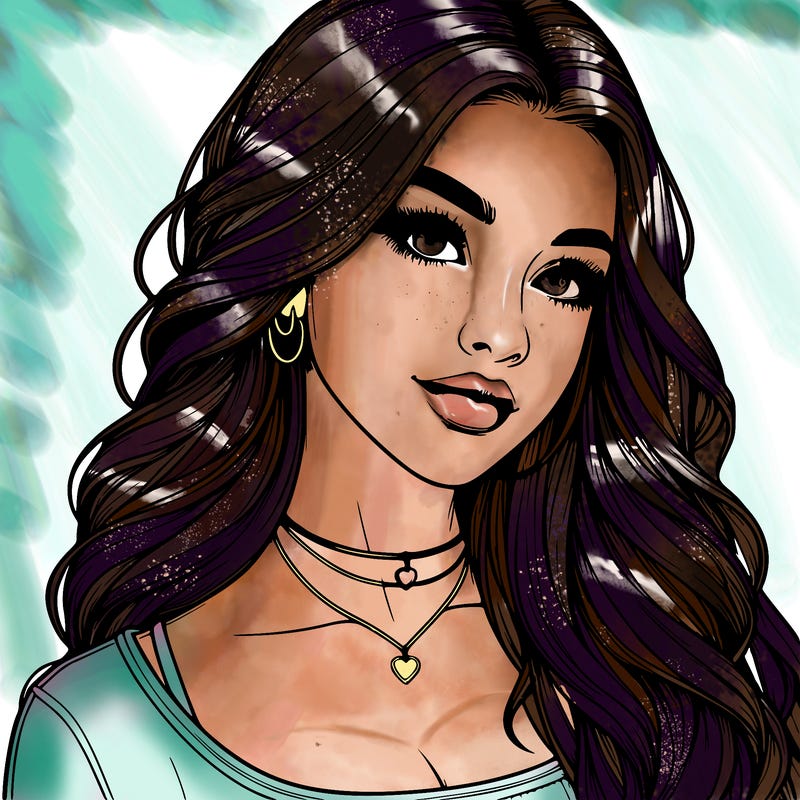 detailed realistic girl