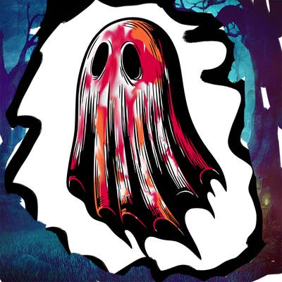 realistic creepy ghost