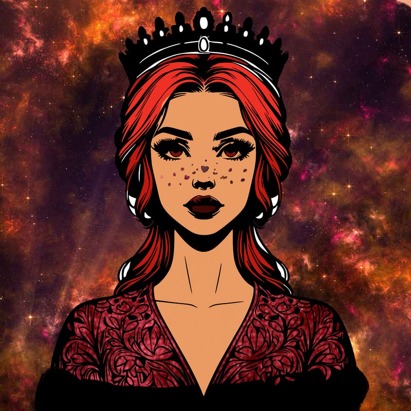 realistic beautiful queen