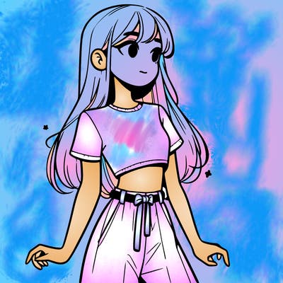 girl in a cute crop top