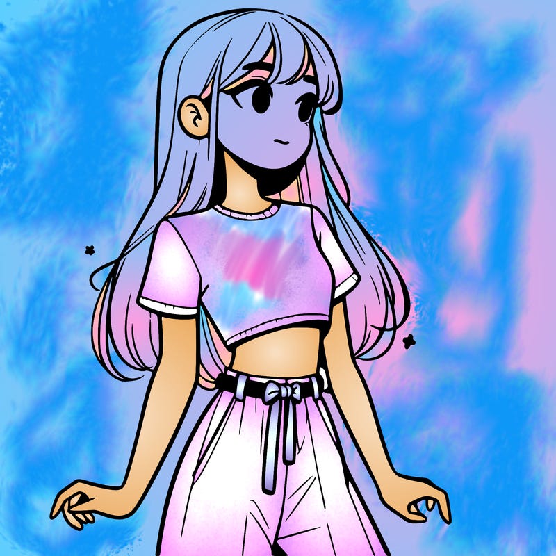 girl in a cute crop top