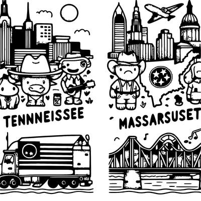tennessee and massachusetts