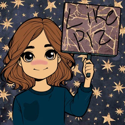 realistic girl holding up a sign