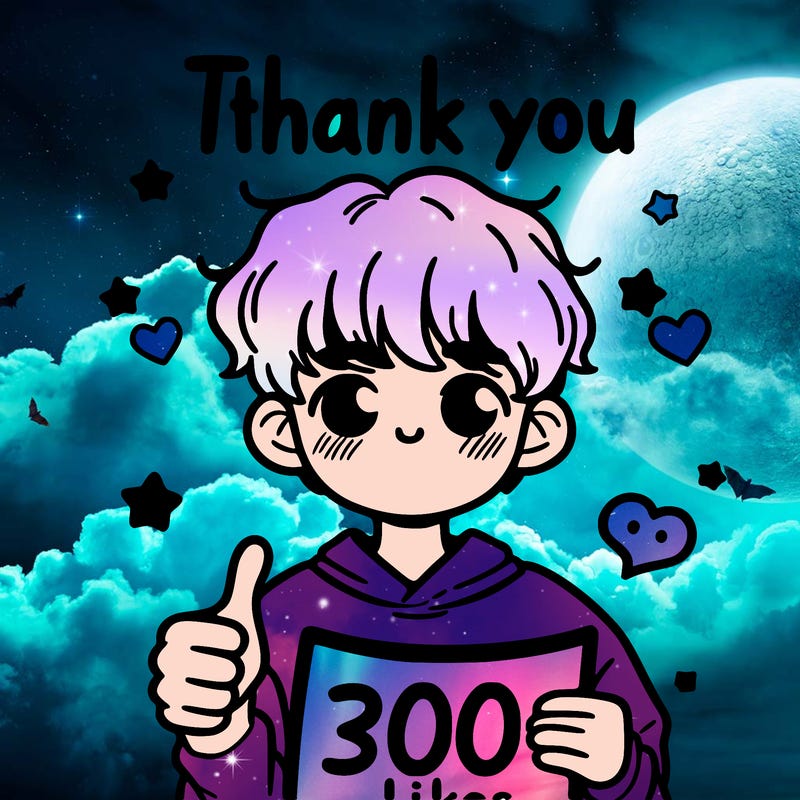 thank you for 300 likes