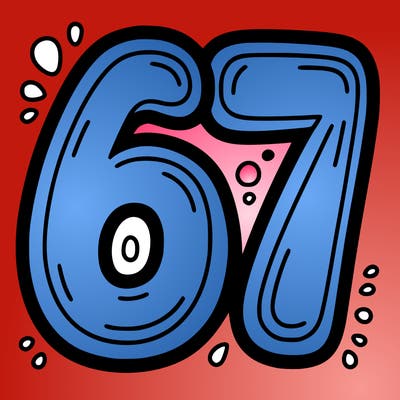 the number 67