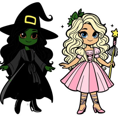 elphaba and glinda