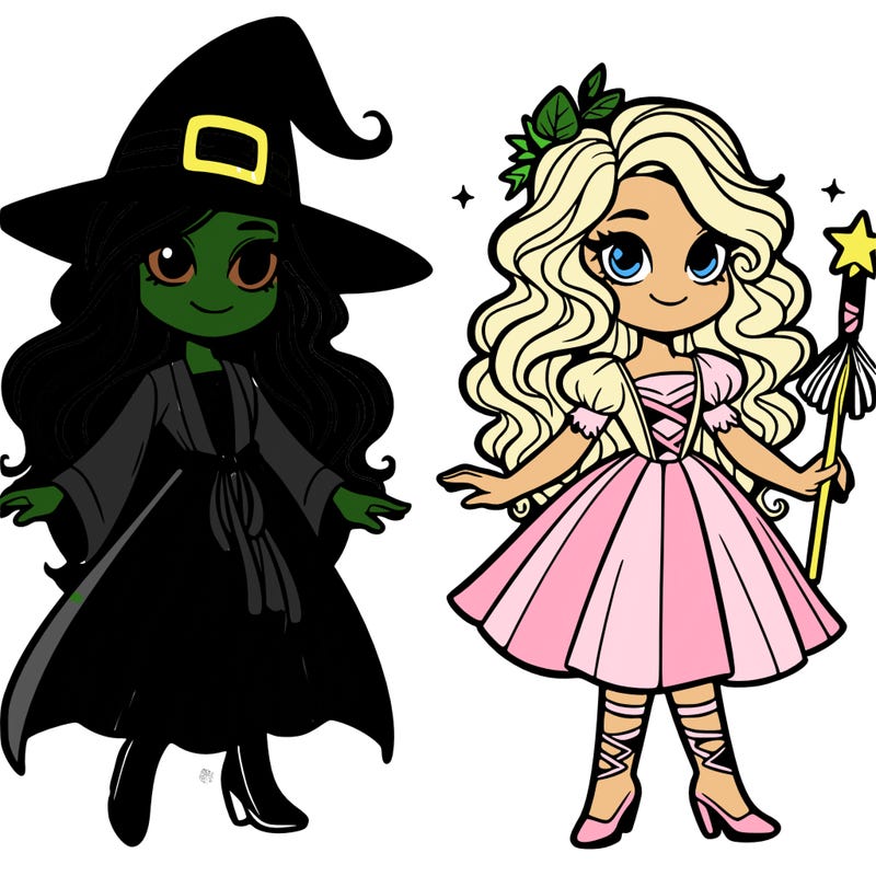elphaba and glinda