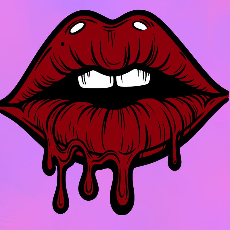 lips that look realistic and drip