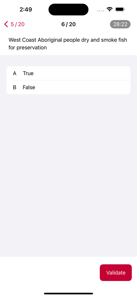 Canada Quiz. - カナダクイズモバイルアプリのカナダの歴史に関する真偽問題。